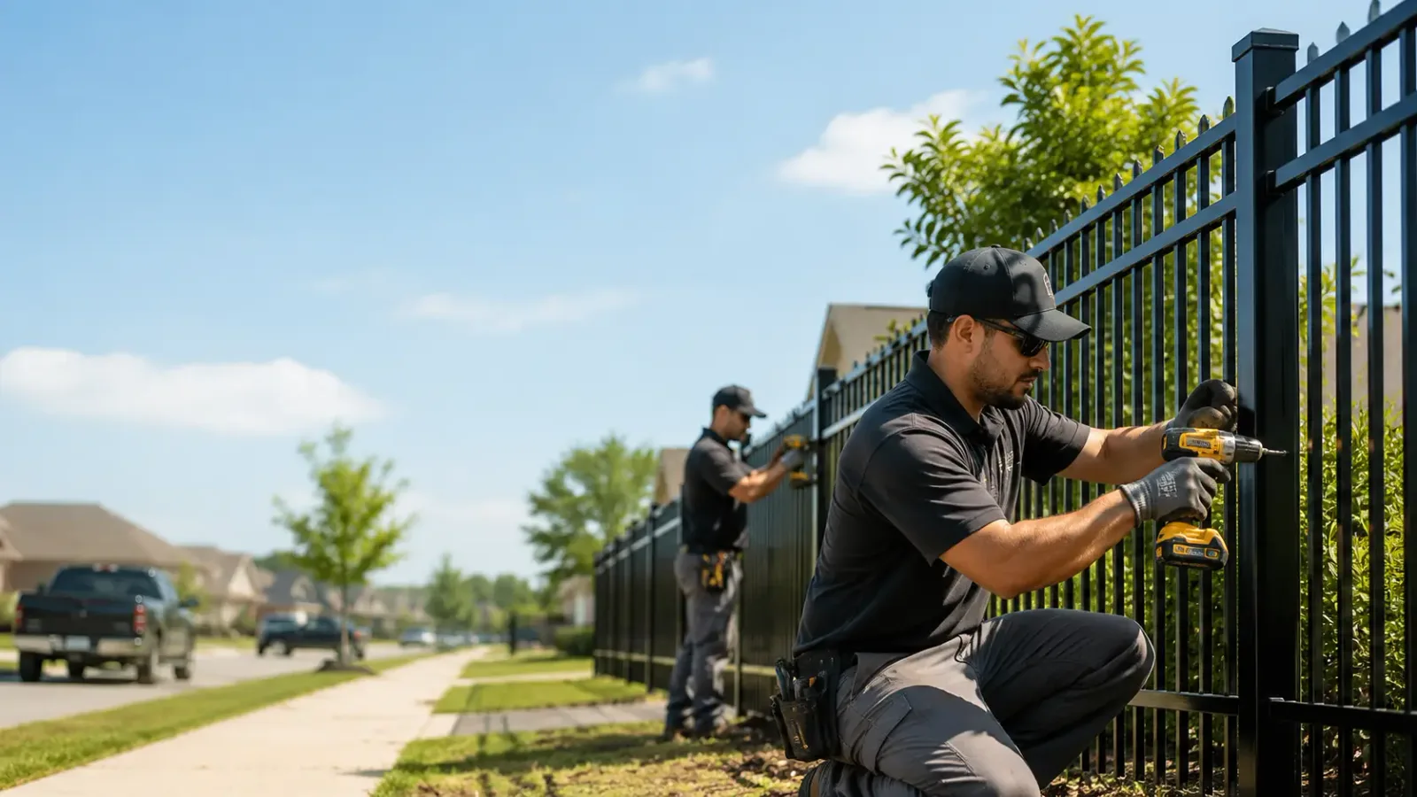 Metal Fence Installation in Evergreen, LA